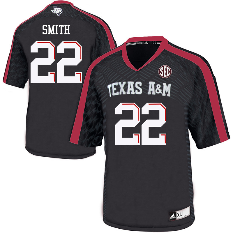 Men #22 Ainias Smith Texas A&M Aggies College Football Jerseys Sale-Black